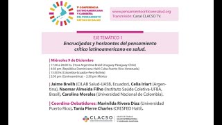 Encrucijadas y horizontes del pensamiento crítico latinoamericano en salud