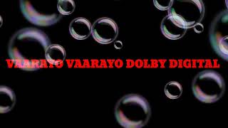 VAARAYO VAARAYO DOLBY DIGITAL USE HEADPHONES