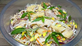 GỎI GÀ BẮP CẢI HÀNH TÂY- Cách Làm gỏi gà ngũ sắc đủ vị thơm ngon nước sốt trộn gỏi đậm đà