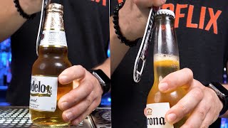 You Need to Learn this Simple Beer Bottle Trick #shorts