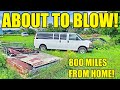 I'm Building A 1000 HP Tow Van So I Bought A Broken One 800 Miles Away & Tried To Drive It Home!