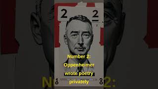 Three weird facts about history’s geniuses part 2 Robert Oppenheimer #shorts #history #oppenheimer
