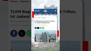 Telkom emang terbaik, dividen besar lagi  #DevidenTLKM17T