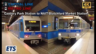 Edmonton LRT POV Walk: Century Park Station to NAIT/Blatchford Market Station Via Churchill Station