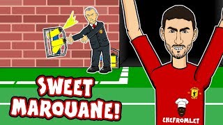 💈SWEET MAROUANE! Mourinho Hates Water Bottles!💈 (Man United 1-0 Young Boys 2018 Goals Highlights)