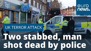 Streatham terror attack: 2 stabbed on busy street before suspect shot dead