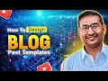 How to Design Blog Post Template | Single Post Template Design in DIVI Theme | Blog Design in DIVI?