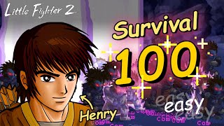 [TAS] Little Fighter 2 – Survival 100, Henry | EASY