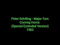 Peter Schilling - Major Tom Coming Home (Special Extended Version) 1983 Vinyl_synth pop