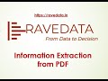 Case Study : Extract Information From PDF Files | Data Science | Python |RaveData