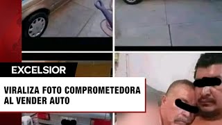 Sube FOTOS de su auto a Facebook para venderlo y filtra una con el compadre