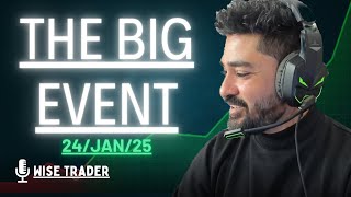 Big Event Tomorrow | NIFTY | BANKNIFTY | Stock Market Crash | BITCOIN | Crypto | Wise Trader |