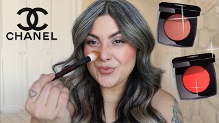 NEW Chanel Joues Contraste Intense Cream to Powder Blush | Rose Radiante & Rouge Franc