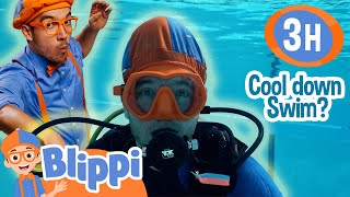 Blippi \u0026 Meekah Cool Off at the Swimming Pool | Best Friend Adventures | Educational Videos for Kids