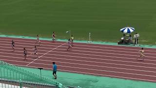 20180624福岡県高校陸上学年別大会北部予選（AB戦） 女子A200m決勝