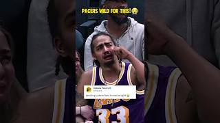 Pacers did Lakers Fans DIRTY!😭