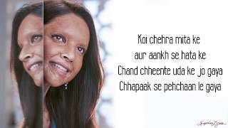 Chhapaak Title Track - Chhapaak (Lyrics) | Arijit Singh | Deepika Padukone