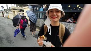 커플vlog) 경주에서 울산까지 배낭도보여행 -1탄