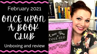 Once Upon A Book Club February 2021 Unboxing and Review I Adult Box