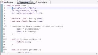 Java Programming Tutorial 45 EnumSet range1