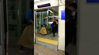 Osaka Metro 今里筋線 扉 閉 新森古市駅