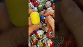 🔥 NEW! Kinder Surprise Eggs Opening ASMR A Lot of Surprise eggs #shorts #satisfying #asmr