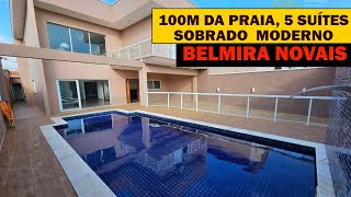 LINDO SOBRADO COM 5 SUÍTES À 200M DO MAR! - Peruíbe SP | Litoral Sul