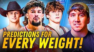 2026 NCAA Wrestling Predictions EVERY Champion Picked!