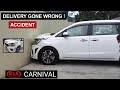 ACCIDENT !! Delivery of Kia Carnival Gone WRONG !! | Airbag | Mechanical Amaan Official