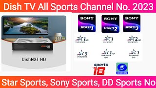 Dish TV Sports Channel Number 2023 | Star Sports, Sony Ten, DD Sports Channel Number in Dish TV