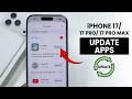 How to Update Apps on iPhone 17 / 17 Pro Max