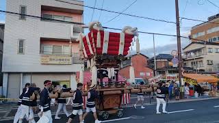 ‎【HD高画質】今町太鼓台 柏原駅前パレード 柏原黒田神社 夏祭り 令和5年 2023年‎7月‎15日