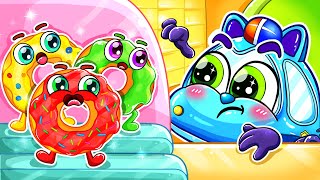 Where Are Colorful Donuts Go?😲🍩 | Hide And Seek Song | Donut Song LaLiLu - Kids Songs