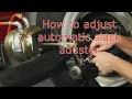 How to adjust automatic slack adjuster