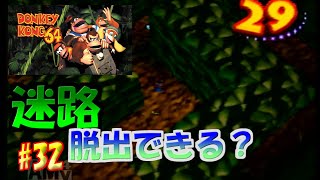 ジャングル迷路！トゲトゲじゃなくてよかった。超名作！ドンキーコング64実況プレイpart32