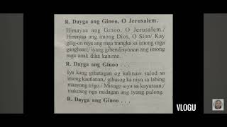 January 10 2025 responsorial Psalm Cebuano