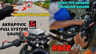 N160 VS Hornet 160r || Race || N160 TPS Sensor Problem Solved 😍||  keshari ji vlogs || #youtubefeed