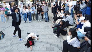 THURSDAY. MAJESTY. HONGDAE STREET UNIQUE FANTASTIC PERFORMANCE.