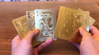 REAL 24K GOLD PLAYING CARDS - IS IT WORTH IT?!