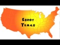 How to Say or Pronounce USA Cities — Edroy, Texas