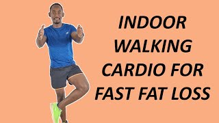 30 Minute Indoor Walking Cardio to Lose Fat Faster 🔥250 Calories🔥