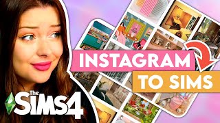 Building the First Room I See on Instagram For Every Room in The Sims 4 // Sims 4 Build Challenge
