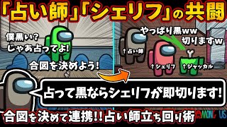 新役職『占い師』登場！「占って黒ならシェリフが即切ります！」合図を決めて連携！！占い師立ち回り術【Among Usガチ部屋アモングアスMODアモアスガチ勢宇宙人狼実況解説立ち回りコツ初心者講座】