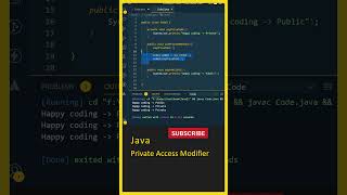 Java in Telugu, Access Modifiers Java, (Private Methods), Java OOPS, Java Tutorial for Beginners