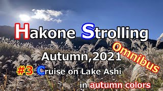 [ 4K ] #3 Lake  Ashi cruise of autumn leaves, Strolling Hakone Autumn,2021／箱根芦ノ湖紅葉クルーズ