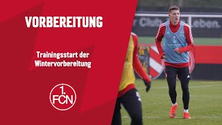 Start in die Wintervorbereitung | Trainingsauftakt | 1. FC Nürnberg