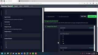 HackerRank Python No.5 Loop in python