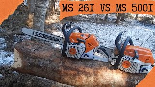 Stihl ms261 vs ms500i 🇫🇮