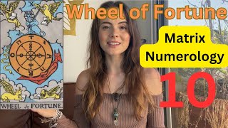 Numerology Matrix - Wheel of Fortune - Energy 10 - Fortune, Luck, Cycles