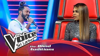 Lahiru Brayan - Mandakini (මන්දාකිණි) | Blind Auditions | The Voice Sri Lanka